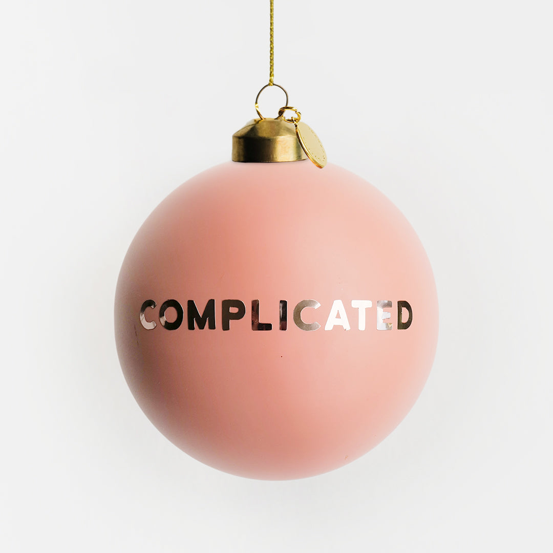 Personalized Bauble | Blush Peach