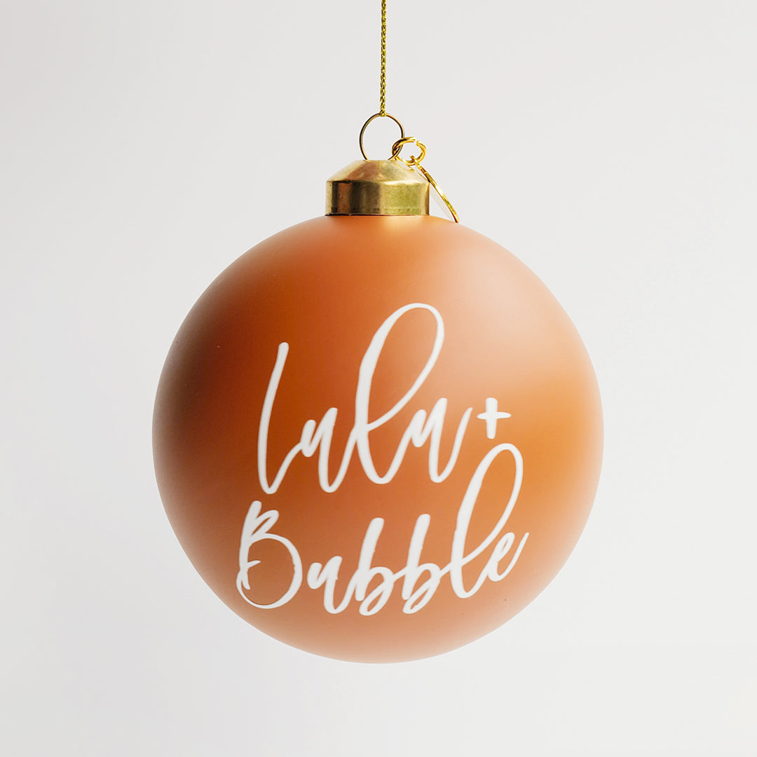 Personalized Bauble | Caramel