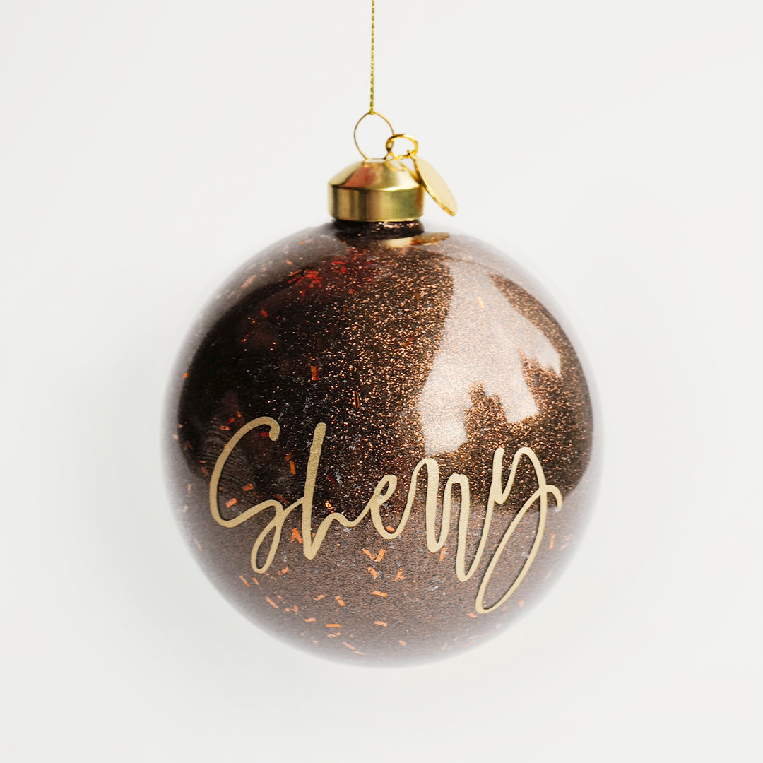 Personalized Glass Bauble | Choco-lit