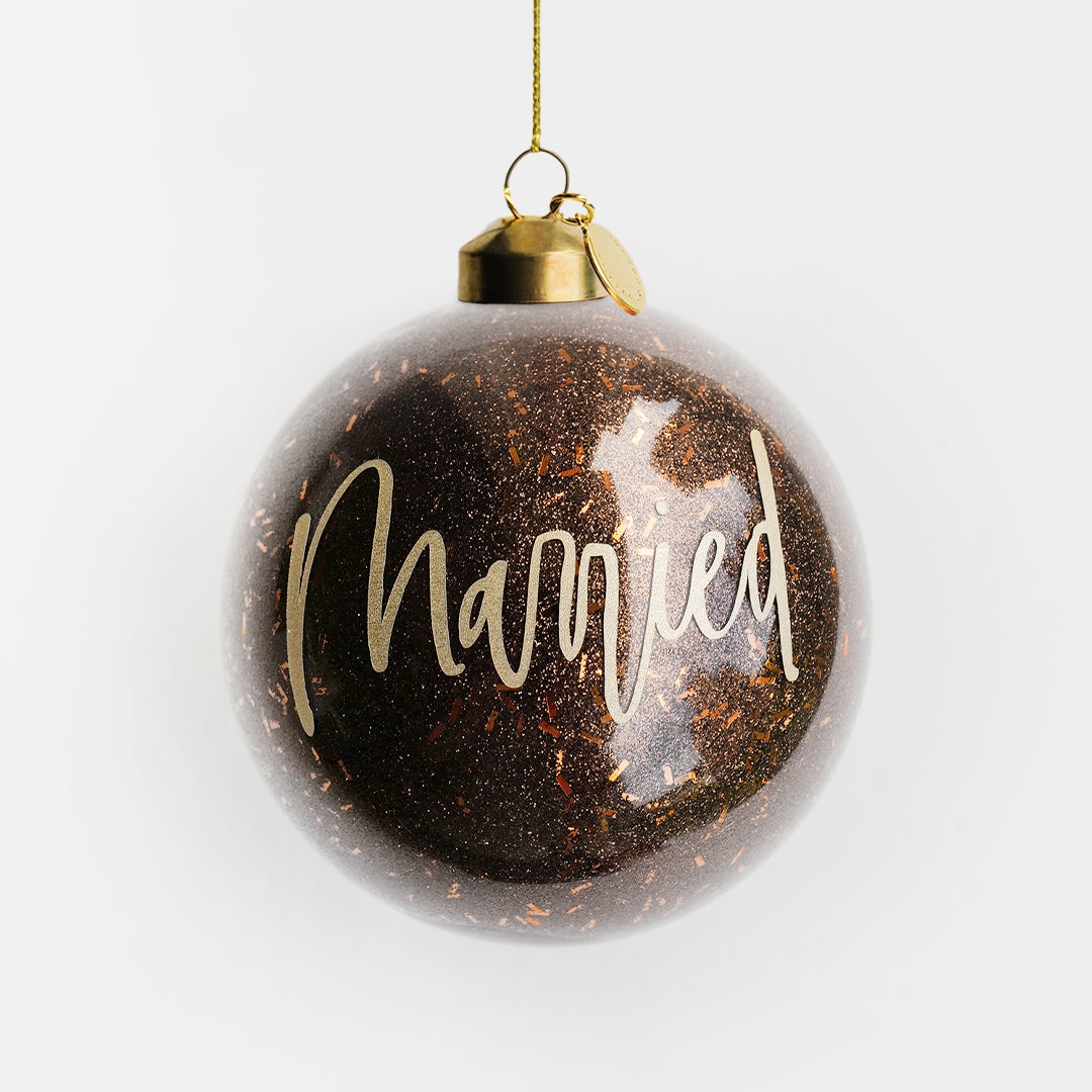 Personalized Glass Bauble | Choco-lit