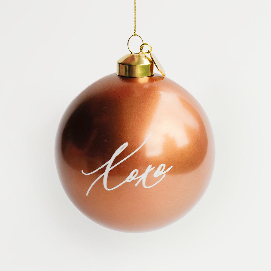 Personalized Bauble | Copper Light