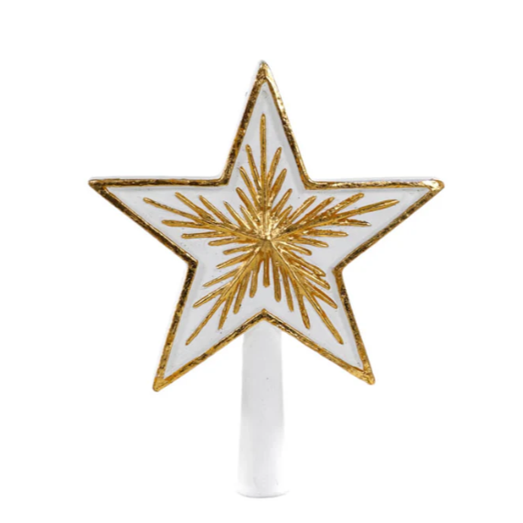 Cody Foster 5 Point Starburst Star White Gold