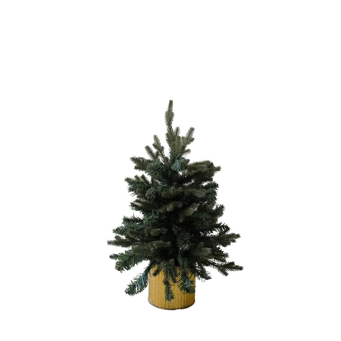 Petite Pine Artificial Christmas Tree with Gold Pot | 60cm