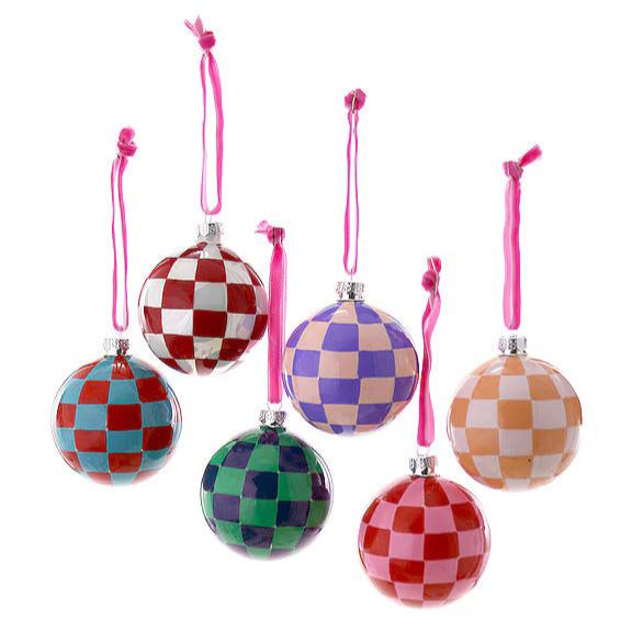 Cody Foster Checkered Bauble Set