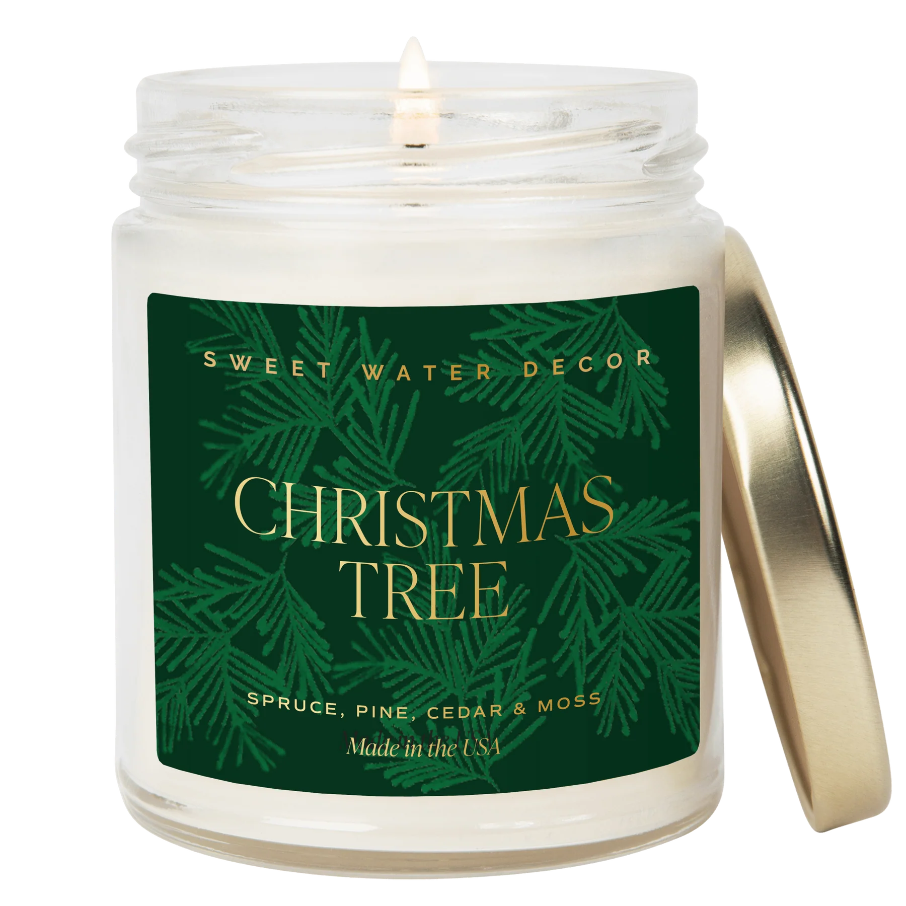 Christmas Tree Soy 9 Oz Candle | Sweet Water Decor