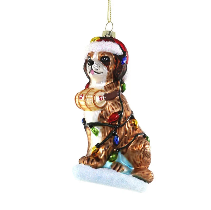 Cody Foster Festive St Bernard Ornament