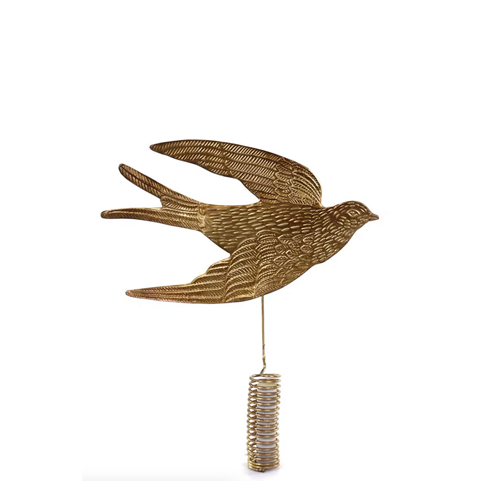 GILDED SWALLOW TREE TOPPER