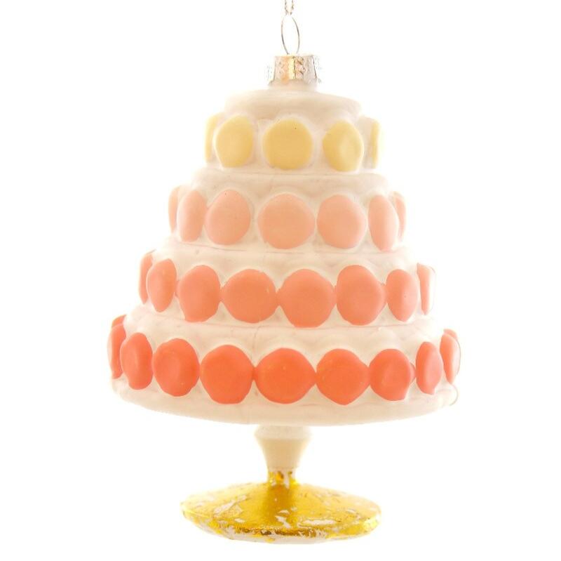 Cody Foster Gradient Macaroon Cake Ornament