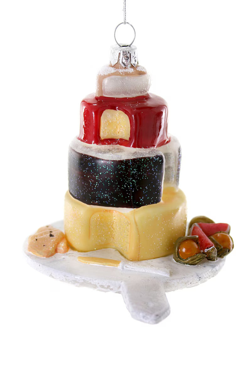 Heritage Cheeses Glass Ornament