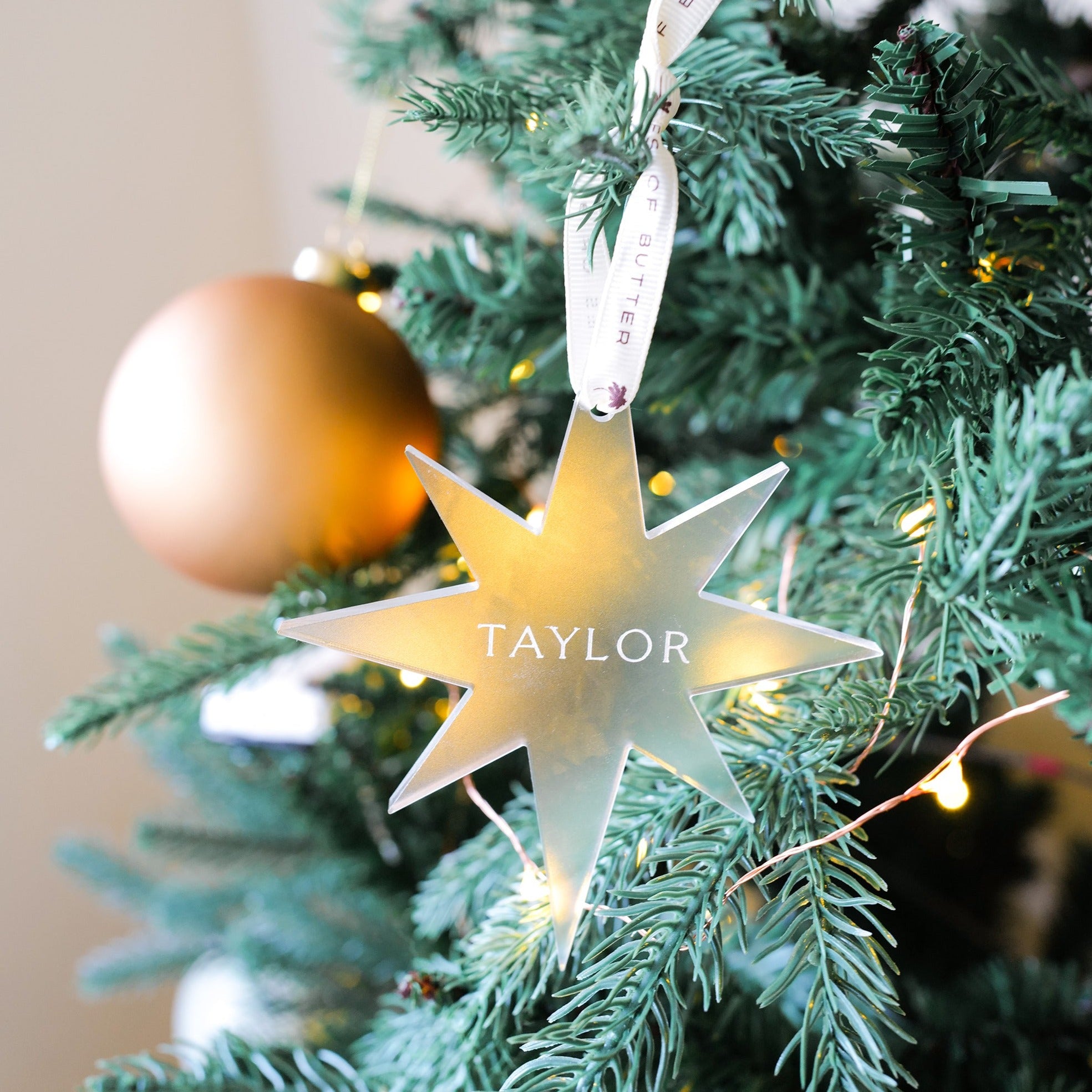 Personalized Bethlehem Star Ornament
