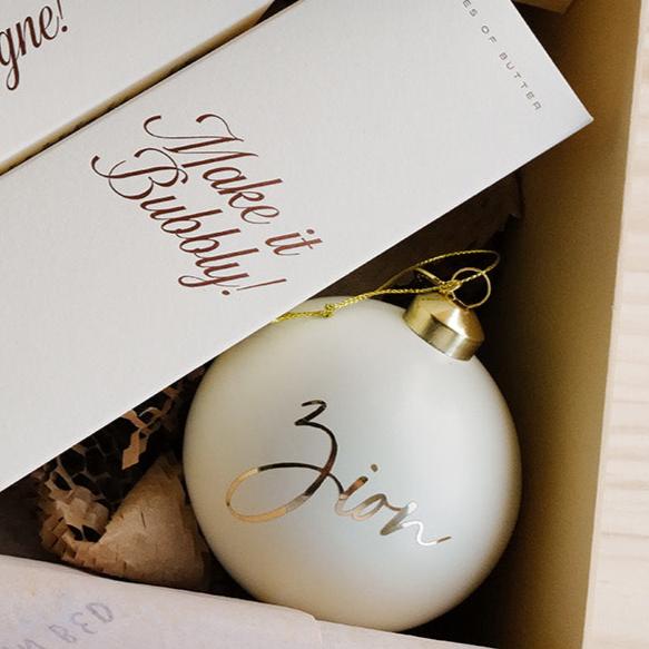 Personalized Bauble | Butter Cream