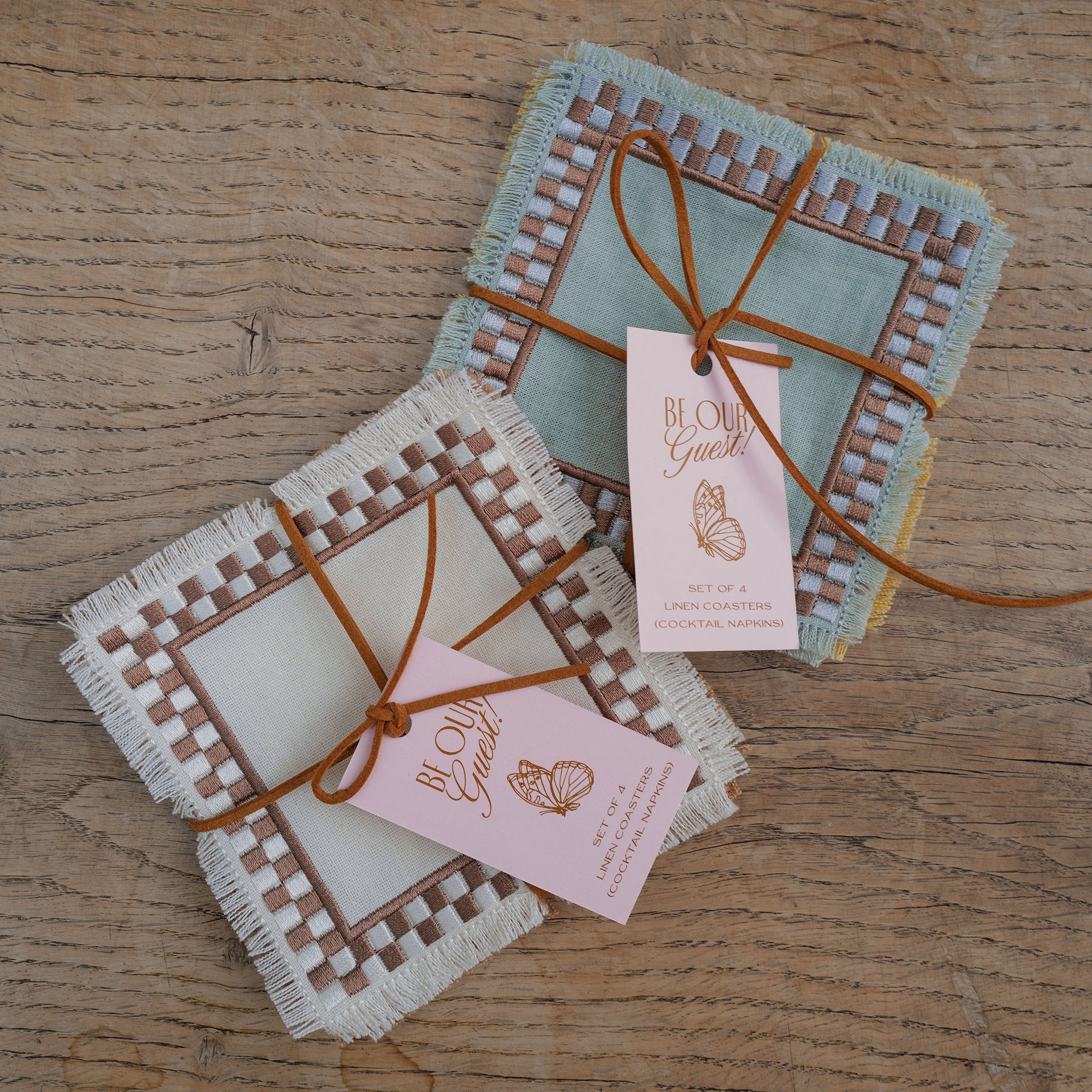 Be Our Guest! Linen Coasters