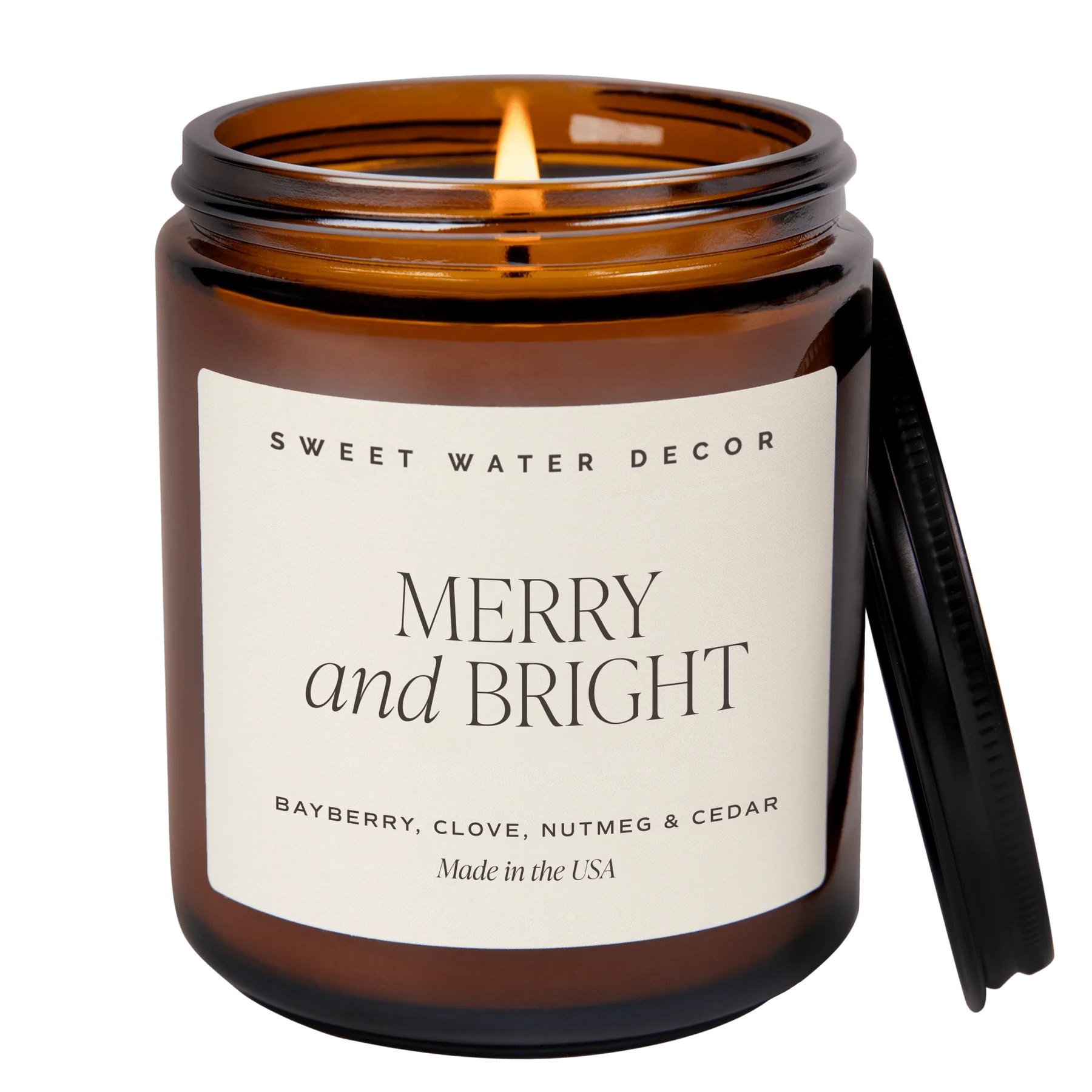 Merry and Bright Soy 9 oz Candle | Sweet Water Decor