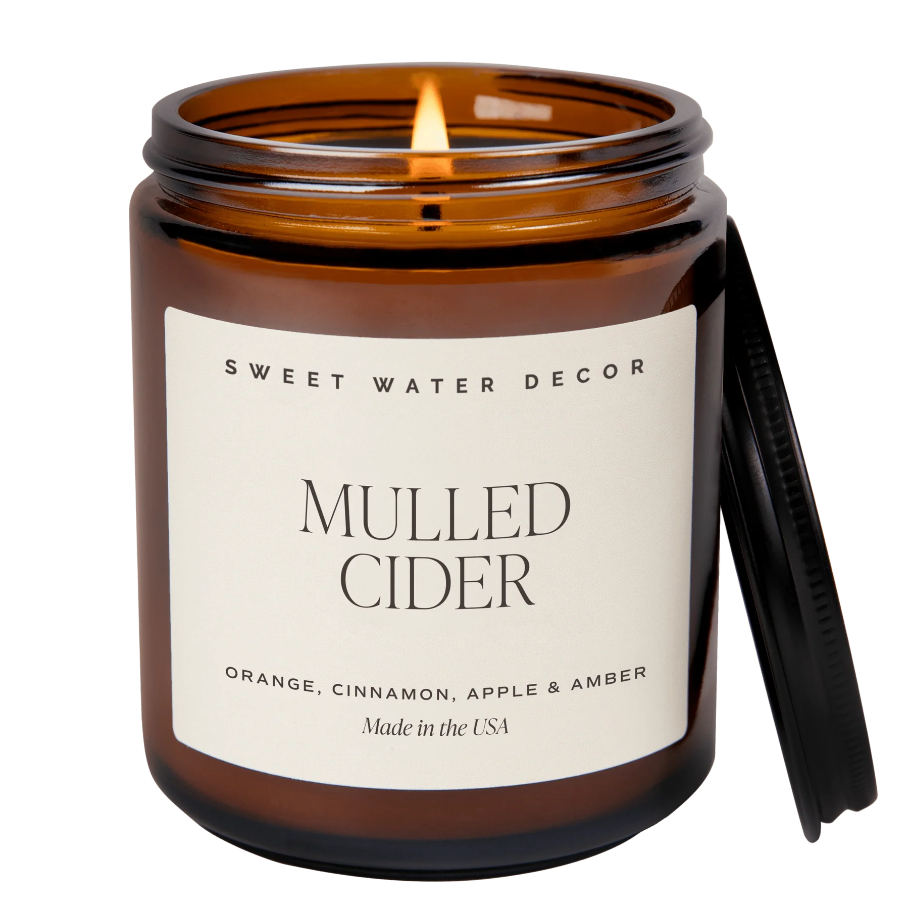 Mulled Cider Soy Candle 9 oz Candle | Sweet Water Decor