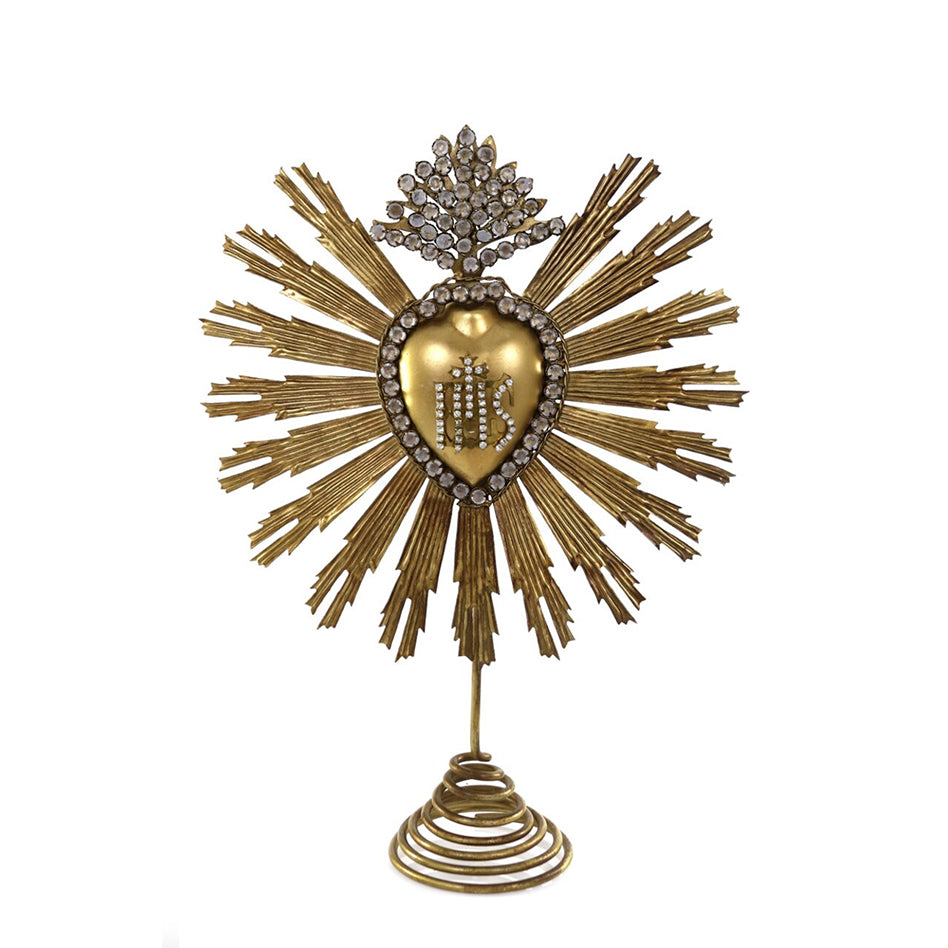 Sacred Heart Sunburst Tree Topper