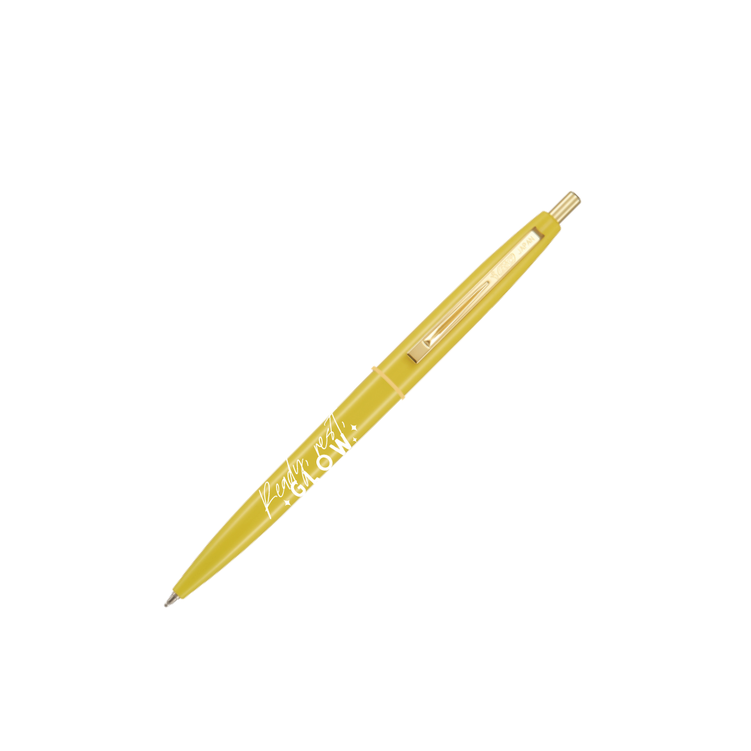 樣品 | Ready, Set, Glow BIC Clic GOLD 金色筆夾復古原子筆