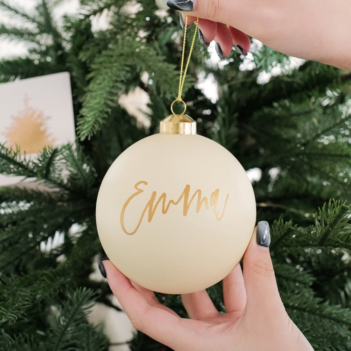 Personalized Bauble | Butter Cream