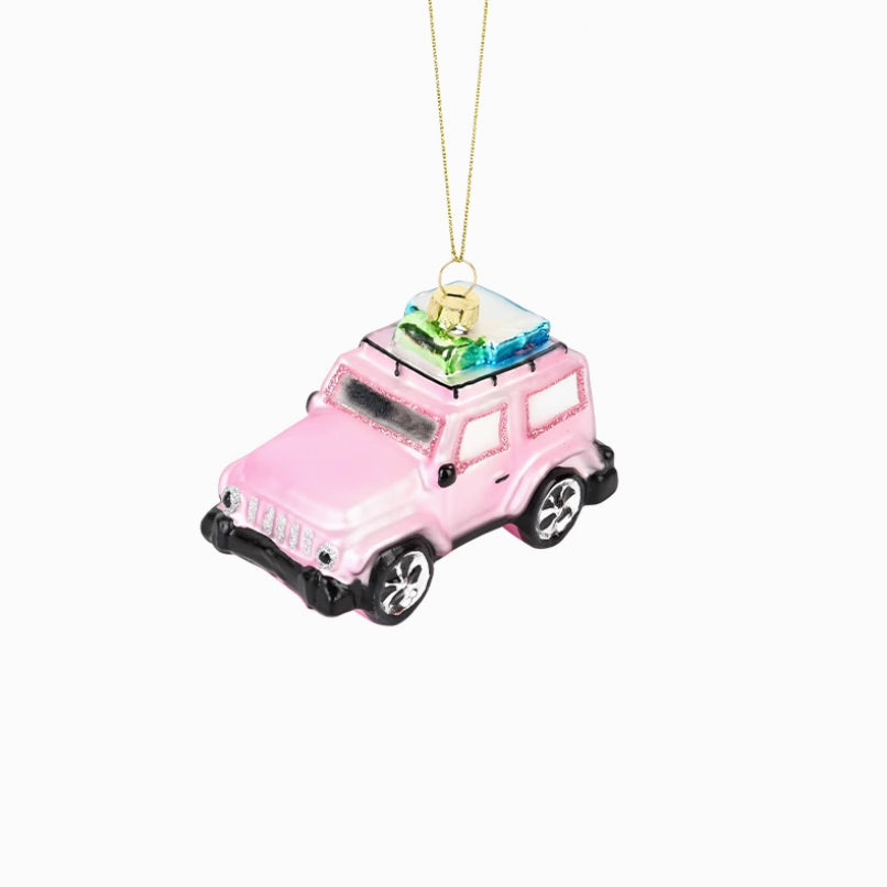 Pink Car Ornament