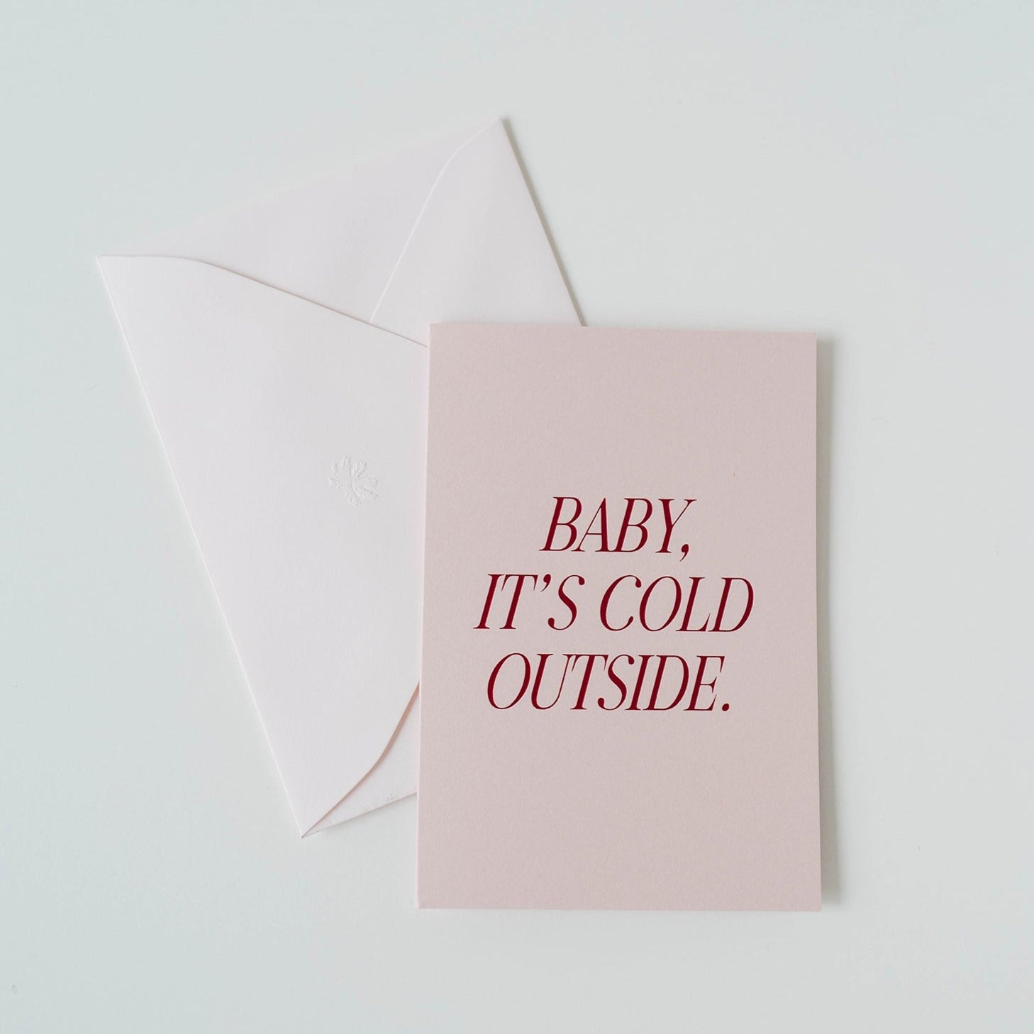 Baby It’s Cold Outside | Holiday card